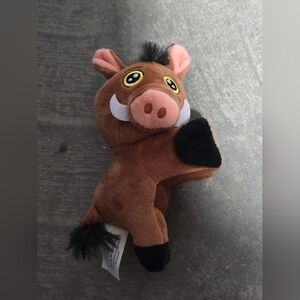 Pumba Plush Warthog Slap Wrist Bracelet Toy